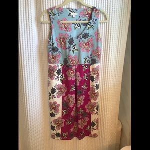 J. Jill floral Cotton dress